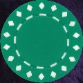 Green Diamond design chip 11.5gm